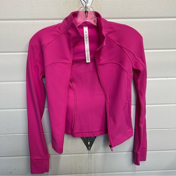NWT Lululemon Nulu Cropped Define Jacket - Sonic Pink - Picture 4 of 8